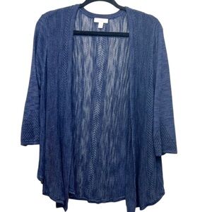 Charter Club Women’s Navy Blue Cardigan  2X